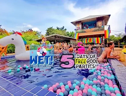WET! a Pool Party Hostel by Wild & Wandering