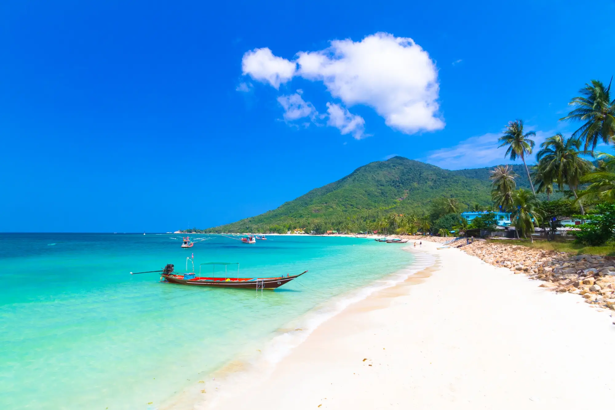 Boat on the beach in Thailand