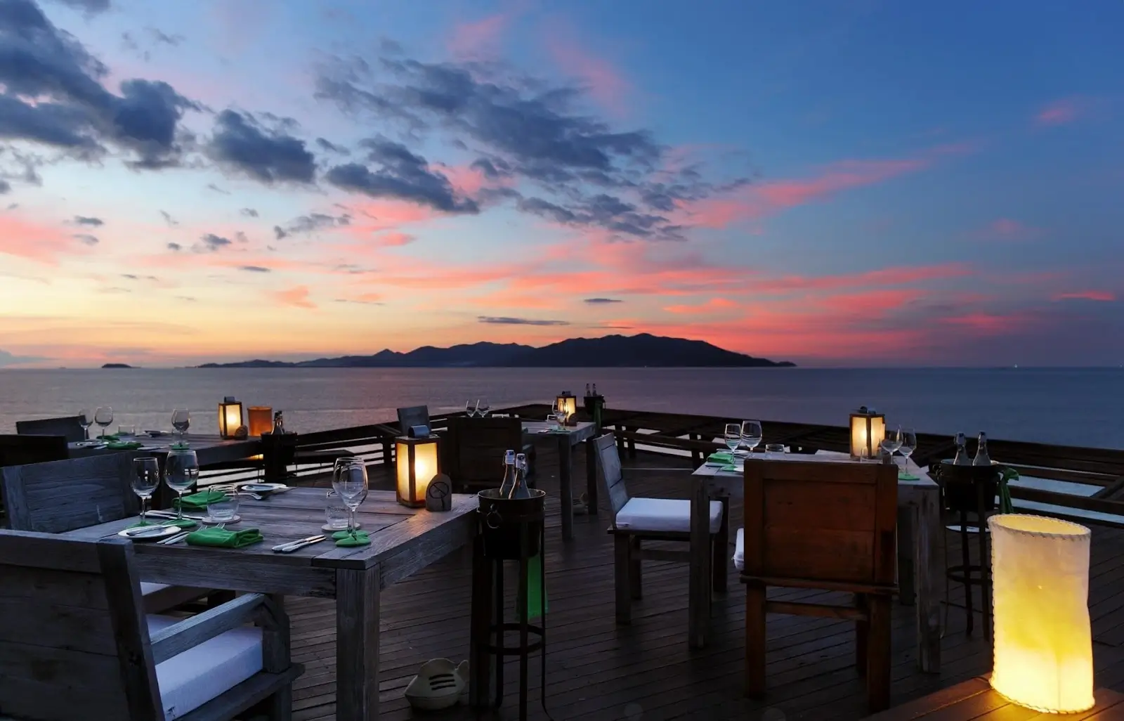 Ocean view from Dining On The Rocks Koh Samui