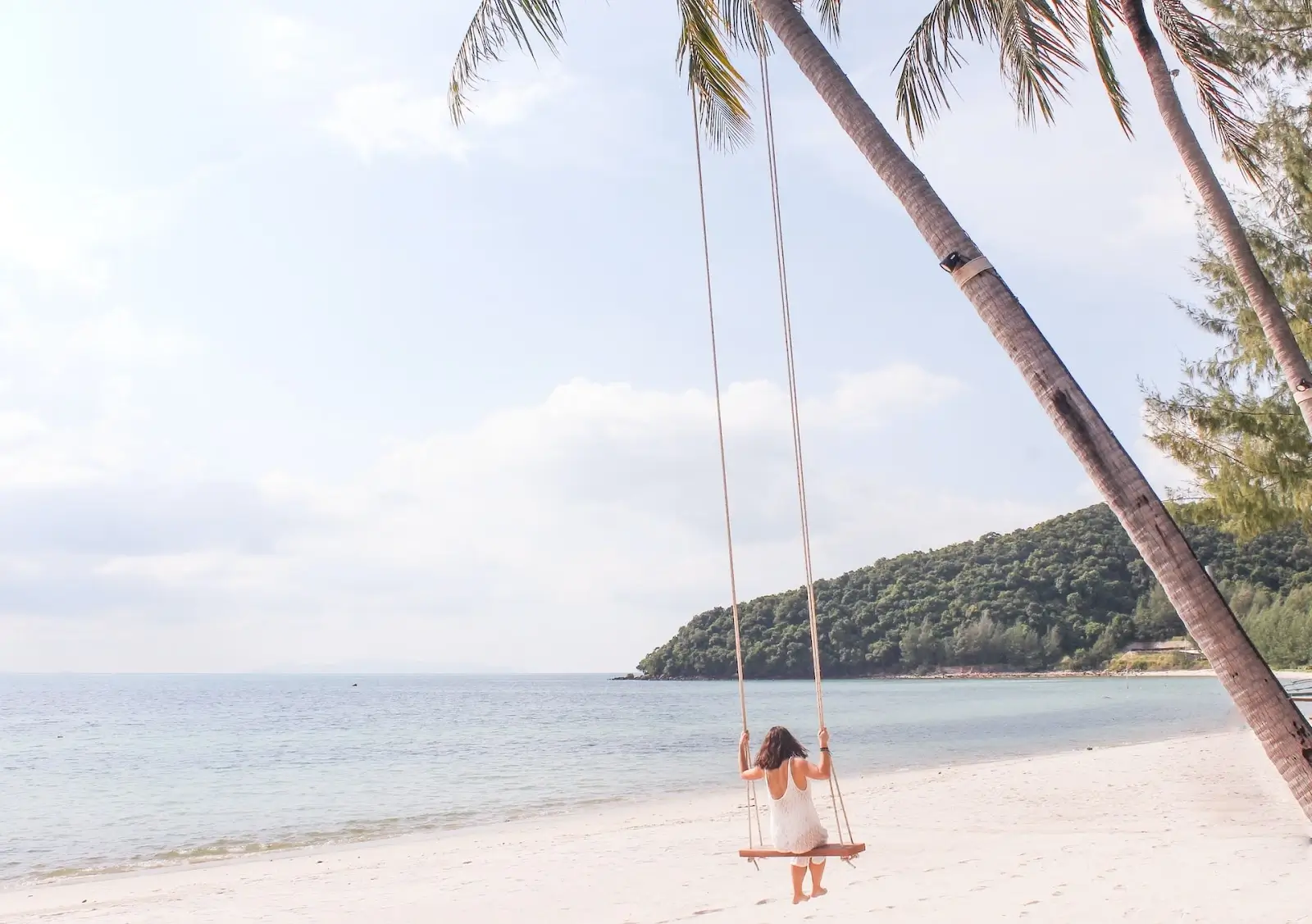 Swing on the beach in Thailand