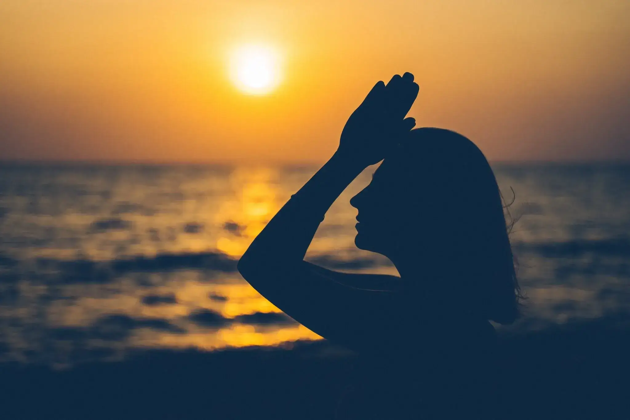 Yoga on the beach